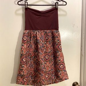 Roxy strapless dress